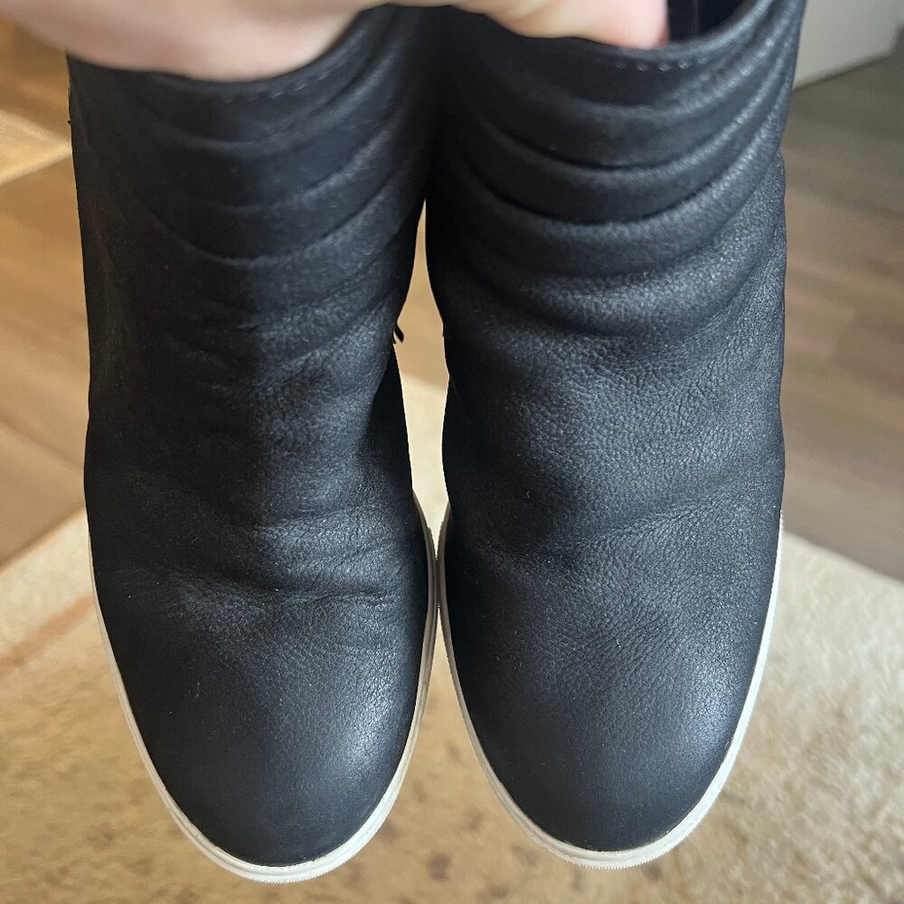 Linea Paolo Black Wedge Sneakers (Worn Twice)